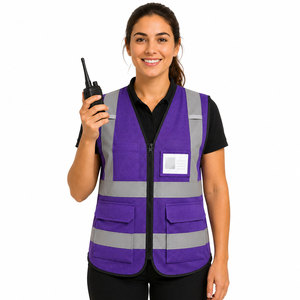 Gilet de sécurité réfléchissant grande taille pour usage extérieur, nouveau style, faible MOQ - Product Image 1