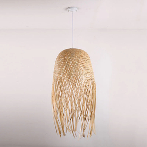 Lámpara de Mesa Tejida de Bambú Natural para Decoración del Hogar, Dormitorio, Sala de Estar e Iluminación Interior - Product Image 4