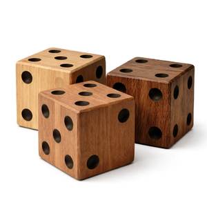 Dados de Madera Personalizados, Dados de Madera en Blanco para Manualidades, Dados de Madera con Números Grabados - Product Image 5