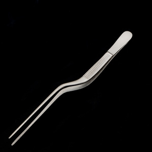 Pinzas Curvas de Acero Inoxidable para Tejidos, Pinzas Ligeras para Nariz, Garganta y Oído, Instrumento Médico de Precisión Reutilizable - Product Image 5