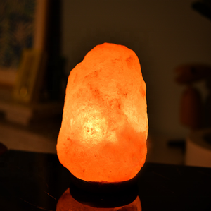Lampes en sel de l'Himalaya en gros, pierre de cristal naturelle avec base en bois, plusieurs tailles, fournisseur de décoration intérieure - Product Image 2