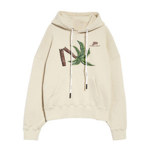 Sweat-shirts d'hiver décontractés pour hommes avec broderie personnalisée, 100% coton, à col rond avec poche avant, style streetwear délavé - Product Image 1