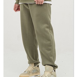 Pantalons de survêtement en molleton de coton brodés sur mesure en gros pour les marques de vêtements américaines, tailles S M L XL - Product Image 4