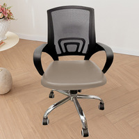 Chaise de bureau moderne en maille, pivotante, réglable en hauteur, chaise de direction pour ordinateur avec base chromée pour le bureau et la maison