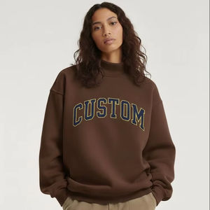 เสื้อสเวตเชิ้ตผู้หญิงแฟชั่นใหม่ปี 2026 แบบลำลอง สีสันตามสั่ง คอเต่า ผ้าฟลีซ แห้งเร็ว ทรงหลวม โอเวอร์ไซส์ แบบสวมหัว  ถักทอสำหรับฤดูใบไม้ร่วง - Product Image 1