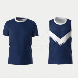 Nouvel ensemble d'uniformes de rugby tendance, tissu polyester léger et respirant, couleurs d'équipe personnalisées, maillot et short assortis, qualité supérieure - Product Image 3