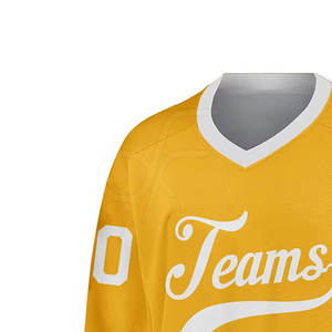 Maillot de hockey sur glace en polyester à marque privée, best-seller, léger - Product Image 6