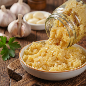 Ajo Picado en Aceite de Oliva, Estándar de Exportación, Producto de Vietnam, Peso Neto 8oz, en Frasco de Vidrio, Fácil de Usar, Buen Precio, Envío Global - Product Image 5