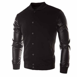 Handmade Varsity Letterman Baseball Collegiate <b>Red</b> Varsity Jacket With Leather Sleeves Varsity Jacket for Men's & Women's - Product Image 3
