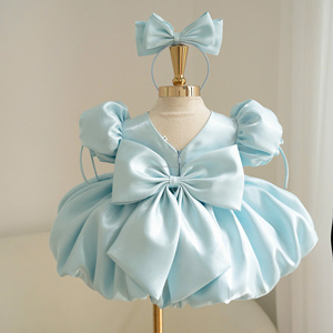 34 Vestidos de Burbuja para Bebés Niñas al por Mayor, Vestidos de Princesa para Fiestas de Cumpleaños, Fabricante OEM Personalizado - Product Image 5