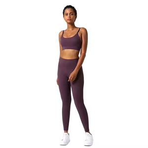 กางเกงโยคะออกกำลังกาย กางเกงเลกกิ้งฟิตเนสเอวสูงสำหรับผู้หญิง - Product Image 1
