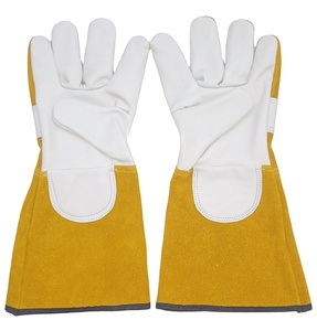 Gants de sécurité en cuir de vachette fendu au meilleur prix, de qualité supérieure, taille XL, ignifuges, anti-coupure, adaptés aux écrans tactiles pour hommes et femmes - Product Image 3