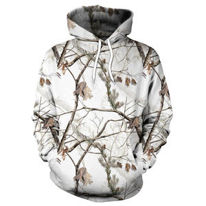 Sudadera Ligera de Forro Polar 100% Algodón con Estampado de Camuflaje para Invierno, Venta al por Mayor, Sudaderas con Capucha Personalizadas con Sublimación - Product Image 3