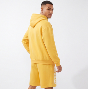 Ensemble sweat à capuche et short pour homme, décontracté, coupe ample, en coton respirant, oversize, survêtement polaire - Product Image 5