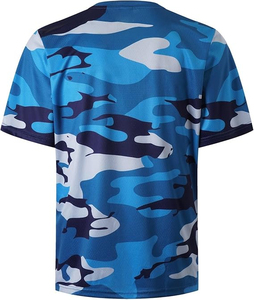 Camiseta de Camuflaje Ligera, Nueva Llegada, Buen Precio, Camiseta Casual para Hombre, Logotipo Personalizado Serigrafiado, Transpirable, 100% Algodón - Product Image 3