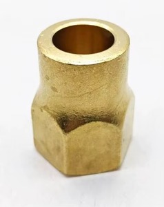 Raccord de plomberie à écrou évasé long, en fonte, pour basse pression, surface polie, filetage NPT/BSPT - Product Image 2