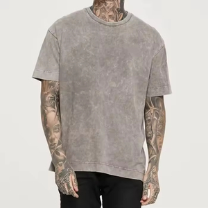 Camisetas de Algodón 100% Personalizadas para Hombre, Estilo Casual, Oversize, Transpirables, Hip Hop, Lavado Ácido, Streetwear, con Logotipo Personalizado, Estilo Urbano 2026 - Product Image 6