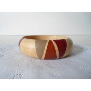 Conjunto de Pulseras de Madera Estilo Bohemio, Brazaletes Florales Pintados a Mano, Técnica Artística de Pintura - Product Image 6