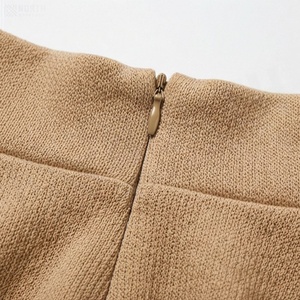 Women High Waist A-Line <b>Mini</b> Skirt Solid Color Pleated Comfortable Cotton Polyester Woven All Seasons Style - Product Image 4