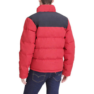 2024 Men's Softshell Puffer <b>Jacket</b> Shiny Hood High Street Style <b>Winter</b> Cotton Padded Outdoor Quilted Design Plus OEM Service - Product Image 4