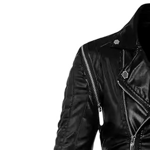 <b>Leather</b> <b>Jacket</b> Premium Quilted <b>Leather</b> Biker Coat Lightweight Street Fashion OEM ODM Manufacturer Direct - Product Image 6