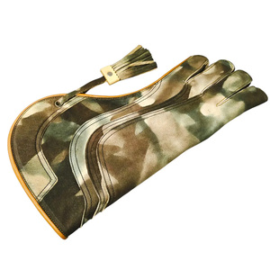 Guantes de Cetrería de Cuero Suave Tallas Grandes, Transpirables y Cómodos para Caza Salvaje al Aire Libre, Guantes para Cetrería Fabricados - Product Image 3