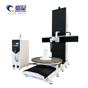 Moule à broche 4 axes 5 axes Préessing Wood Carving Foam Cutter 3D Sculpture Mold Foam CNC Cutting Engraving Machine - Product Image 1