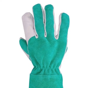 High Quality Canadian Rigger Safety Work Gloves Anti-Slip Anti-Static Comfortable Goat Grain <b>Cow</b> Split Leather Performance - Product Image 2