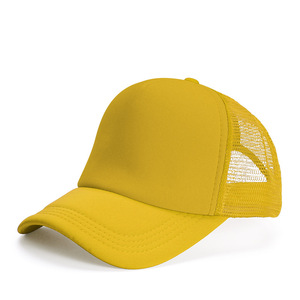 5 Panel Sport Cap Foam Mesh Trucker Hat Custom Logo Pattern 3D Embroidery Sublimation Print Promotional Blank Foam Hat - Product Image 3