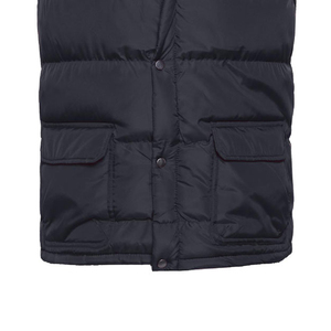 Hot Sale Custom Logo <b>Mens</b> Puffer Vest <b>Fur</b> Collar Suede Yoke Quilted Padded Sleeveless Jacket Winter Warm Outdoor Bodywarmer <b>Coat</b> - Product Image 3