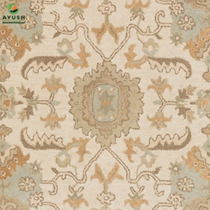 Tapis écologiques faits à la main en laine tuftée pour salon, chambre et maisons modernes - Product Image 2