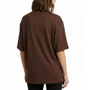 Camiseta Informal para Mujer, Corte Cuadrado, Ajuste Regular, Ligera, de Secado Rápido, 100% Algodón, para Uso Diario y Looks a la Moda - Product Image 3