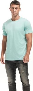 T-shirt homme uni à manches courtes, col rond, coupe classique, en jersey de coton, vêtement décontracté. - Product Image 2