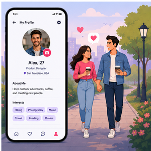 Solución de Desarrollo de Aplicaciones de Citas Modernas con Perfiles de Video, Emparejamiento por Deslizamiento y Funciones de Chat en Vivo - Product Image 4