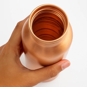 <b>Copper</b> Vacuum Insulated Water Bottle 950ml <b>Screw</b>-On Cap Double Wall Travel Unisex Minimalist Design - Product Image 4