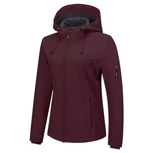 Chaqueta Softshell para Mujer con Forro Polar y Capucha, Ligera, Cortavientos, Impermeable y Aislante para Actividades al Aire Libre - Product Image 3