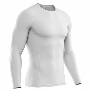 2026 Arrival <b>Men's</b> <b>Compression</b> Gym Rash Guard Long Sleeve Fitness Sportswear Surfing Suit Breathable High Quality UPF50+ - Product Image 4