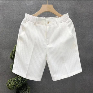 Nouveau Short Homme Décontracté Taille Mi-Haute Respirant 100% Coton à Motif Numérique, Séchage Rapide, Idéal pour le Jogging et les Activités Sportives Estivales en Extérieur - Product Image 6