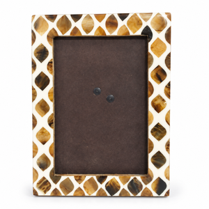 Rustic Wooden Photo <b>Frame</b> with Distressed <b>Black</b> <b>and</b> <b>Gold</b> Finish, Vintage Style Home Decor, Wholesale Bulk Supplier - Product Image 4