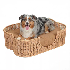 Rattan material pet bed make in Vietnam with wholesale price OEM ODM color - Product Image 1