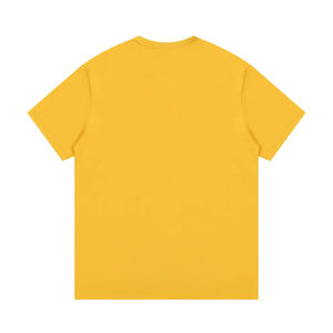 เสื้อยืดคอตตอน 100% พิมพ์โลโก้ตามสั่ง หรูหรา สีพื้น คอกลม แขนสั้น สำหรับผู้ชาย ผู้หญิง วิทยาลัย - Product Image 4