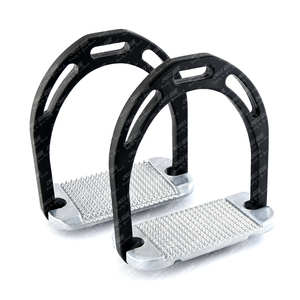 Estribos de Seguridad Ajustables de Acero Inoxidable de Alta Calidad para Montar a Caballo, Salto Ecuestre y Uso con Animales Grandes, con Agarre para el Pie - Product Image 4