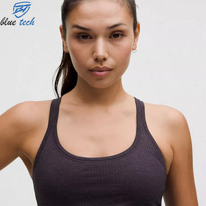 Custom Logo Front Breathable Women Yoga Tank Top Fitness Gym Sleeveless Workout Activewear Stretch Sportswear OEM Services - Product Image 5