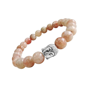 High Quality Sun stone Beads Buddha <b>Bracelet</b> Romantic Gift Fashion Charm Jewelry for Men Women Energy Meditation - Product Image 6