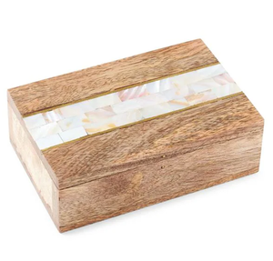 Handmade Mother of Pearl Resin Inlay <b>Box</b> <b>for</b> Jewelry Clothing Home <b>Decor</b>-Modern Luxury Multi-functional <b>Storage</b> - Product Image 4