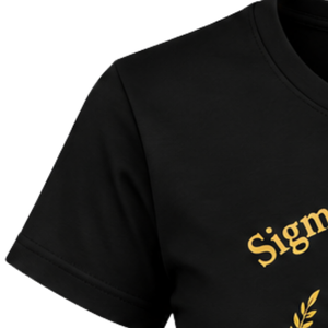 T-shirt graphique personnalisé en coton à manches courtes et col rond pour femmes de la sororité Sigma Gamma Rho, avec lettres grecques, style décontracté, vente en gros - Product Image 5