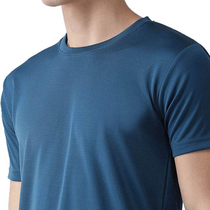 T-shirts d'été décontractés pour hommes en gros, 100 % coton jersey, logo sérigraphié sur le devant, haute qualité - Product Image 5