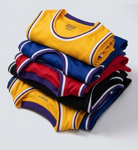Custom Sleeveless Mesh <b>Basketball</b> Jersey 100 Percent Polyester Athletic Team Tank <b>Top</b> Embroidered Wholesale OEM ODM Manufacturer - Product Image 6