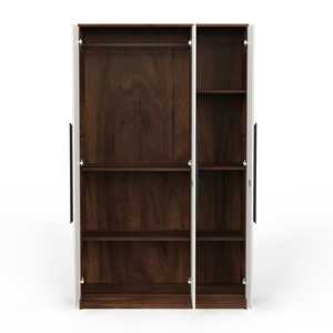 Armario Maltein de 3 Puertas con Estantes y Perchero, Organizador de Ropa para Dormitorio, Armario, Gabinete - Product Image 1