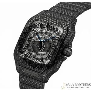 นาฬิกา Cartier รุ่นโบราณ ประดับเพชร ตัวเรือนโลหะผสม กระจกแซฟไฟร์ ขนาด 30 มม. หน้าปัดทรงสี่เหลี่ยม ระบบควอตซ์ สายสแตนเลสสตีล ตัวล็อคแบบ Deployment Clasp สำหรับทั้งชายและหญิง ระดับหรูหรา - Product Image 3